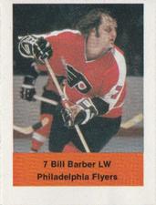 1974-75 NHL Action Stamps #NNO Bill Barber Front