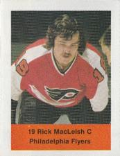 1974-75 NHL Action Stamps #NNO Rick MacLeish Front