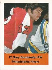 1974-75 NHL Action Stamps #NNO Gary Dornhoefer Front