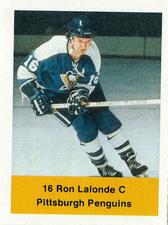 1974-75 NHL Action Stamps #NNO Ron Lalonde Front