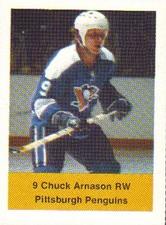 1974-75 NHL Action Stamps #NNO Chuck Arnason Front