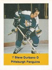 1974-75 NHL Action Stamps #NNO Steve Durbano Front