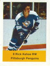 1974-75 NHL Action Stamps #NNO Rick Kehoe Front