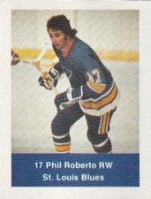 1974-75 NHL Action Stamps #NNO Phil Roberto Front