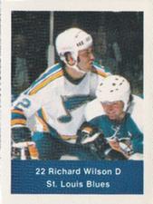 1974-75 NHL Action Stamps #NNO Richard Wilson Front