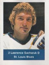 1974-75 NHL Action Stamps #NNO Lawrence Sacharuk Front