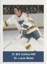 1974-75 NHL Action Stamps #NNO Bill Collins Front