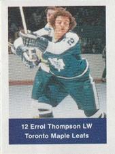 1974-75 NHL Action Stamps #NNO Errol Thompson Front