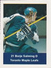 1974-75 NHL Action Stamps #NNO Borje Salming Front