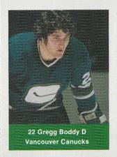 1974-75 NHL Action Stamps #NNO Gregg Boddy Front