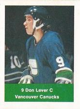 1974-75 NHL Action Stamps #NNO Don Lever Front