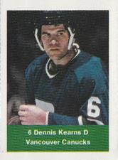 1974-75 NHL Action Stamps #NNO Dennis Kearns Front