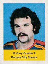 1974-75 NHL Action Stamps #NNO Gary Coalter Front