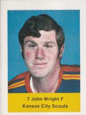 1974-75 NHL Action Stamps #NNO John Wright Front
