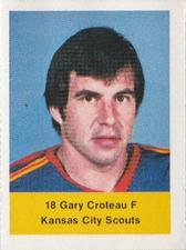 1974-75 NHL Action Stamps #NNO Gary Croteau Front