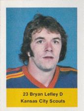 1974-75 NHL Action Stamps #NNO Bryan Lefley Front