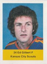 1974-75 NHL Action Stamps #NNO Ed Gilbert Front