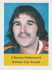 1974-75 NHL Action Stamps #NNO Dennis Patterson Front