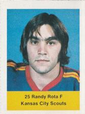 1974-75 NHL Action Stamps #NNO Randy Rota Front