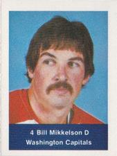 1974-75 NHL Action Stamps #NNO Bill Mikkelson Front
