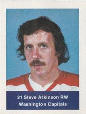 1974-75 NHL Action Stamps #NNO Steve Atkinson Front