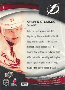2012 Upper Deck National Hockey Card Day Canada #9 Steven Stamkos Back