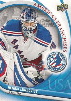 2012 Upper Deck National Hockey Card Day USA #3 Henrik Lundqvist Front