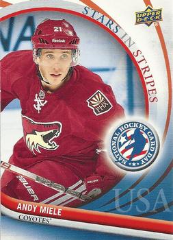 2012 Upper Deck National Hockey Card Day USA #11 Andy Miele Front