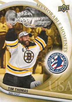 2012 Upper Deck National Hockey Card Day USA #16 Tim Thomas Front
