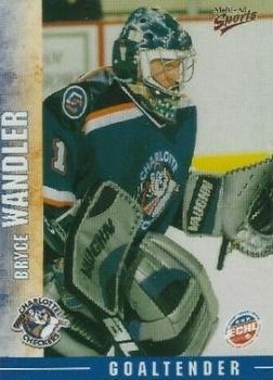 2000-01 Multi-Ad Charlotte Checkers (ECHL) #35 Bryce Wandler Front