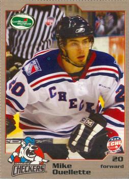 2006-07 Last Minute Golfer Charlotte Checkers (ECHL) #8 Mike Ouellette Front