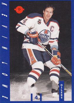 1991-92 IGA Edmonton Oilers #NNO Kevin Lowe Front