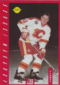1991-92 IGA Calgary Flames #NNO Sergei Makarov Front