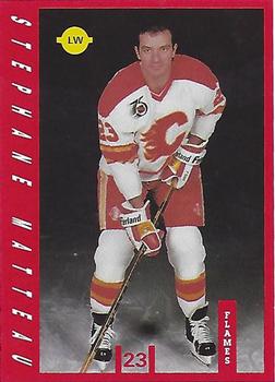 1991-92 IGA Calgary Flames #NNO Stephane Matteau Front
