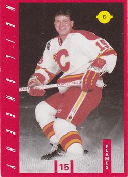 1991-92 IGA Calgary Flames #NNO Neil Sheehy Front