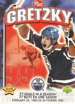 1999-00 Kraft / Post Collection - Post / Upper Deck Gretzky Moments #1 Wayne Gretzky Front