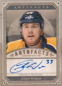 2013-14 Upper Deck Artifacts - Autofacts #A-CW Colin Wilson Front