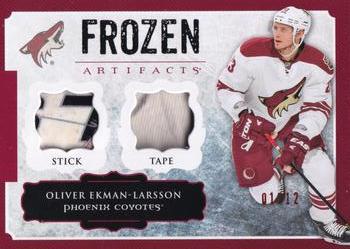 2013-14 Upper Deck Artifacts - Frozen Artifacts Stick Tapes Red #FA-OE Oliver Ekman-Larsson Front