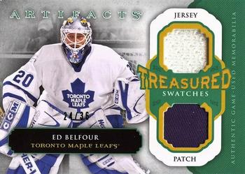 2013-14 Upper Deck Artifacts - Treasured Swatches Jerseys Patches Emerald #TS-EB Ed Belfour Front