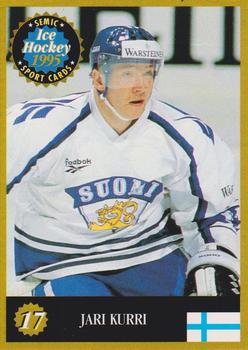 1995 Semic Ice Hockey (Finnish) #17 Jari Kurri Front