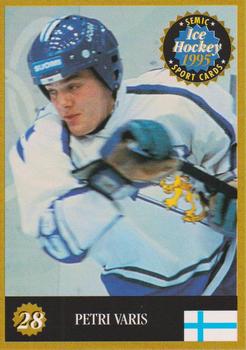 1995 Semic Ice Hockey (Finnish) #28 Petri Varis Front