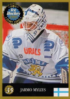 1995 Semic Ice Hockey (Finnish) #35 Jarmo Myllys Front