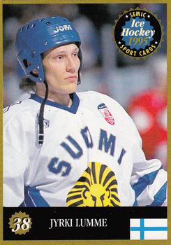 1995 Semic Ice Hockey (Finnish) #38 Jyrki Lumme Front