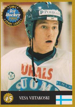 1995 Semic Ice Hockey (Finnish) #45 Vesa Viitakoski Front