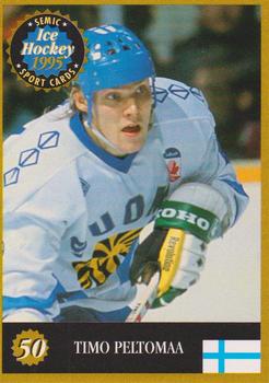 1995 Semic Ice Hockey (Finnish) #50 Timo Peltomaa Front