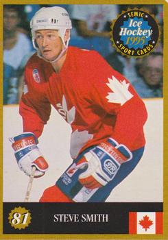1995 Semic Ice Hockey (Finnish) #81 Steve Smith Front