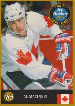 1995 Semic Ice Hockey (Finnish) #85 Al MacInnis Front