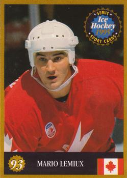 1995 Semic Ice Hockey (Finnish) #93 Mario Lemieux Front