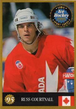 1995 Semic Ice Hockey (Finnish) #95 Russ Courtnall Front