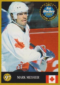 1995 Semic Ice Hockey (Finnish) #97 Mark Messier Front